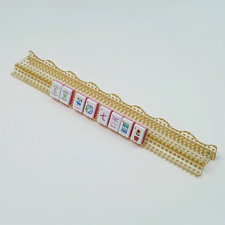 Mẫu lưới Giá đỡ mạt chược từ tính acrylic có cạnh lượn sóng