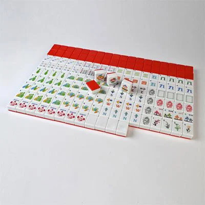 Black Clear Mahjong Set